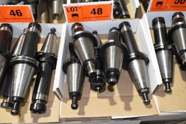 LOT/ (5) CAT 50 TOOL HOLDERS