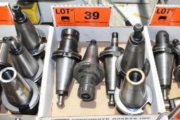 LOT/ (5) CAT 50 TOOL HOLDERS