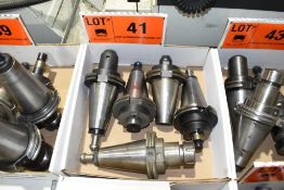 LOT/ (5) CAT 50 TOOL HOLDERS