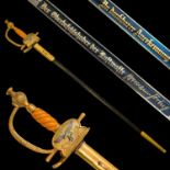 A Rare German, Third Reich, Second Pattern Luftwaffe General's Presentation Sword, 20th _.