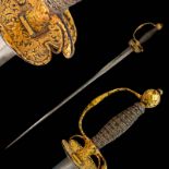 Superb Quality, Gold-Damascened Small Sword, France, circa 1740Ð1760.