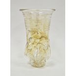 Frankish-style 'russelbecher' or 'claw' beaker, possibly by James Powell & Sons Whitefriars, circa