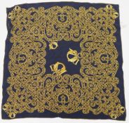 Christian Dior silk scarf, 62cm x 62cm