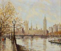 Robert Crisp (British Contemporary) Oil on canvas 