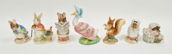 Group of assorted Beatrix Potter figures by Border Fine Arts & Beswick, including: a Beswick Royal