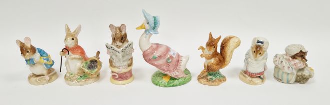 Group of assorted Beatrix Potter figures by Border Fine Arts & Beswick, including: a Beswick Royal