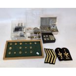 Large collection of GWR (Great Western Railway) brass buttons and other railway related buttons