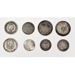 Collection of coins including a Victoria East Indian Company one Rupee 1840 silver coin, a 1913