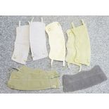 Large collection of British Army canvas anklets and gaiters, over 60 items in total