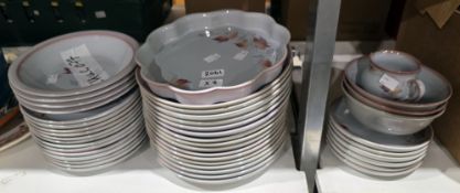 Denby Coloroll stoneware part dinner and breakfast service including bowls, dinner, side plates,