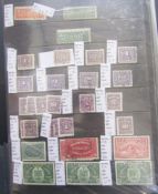 Stamps of Canada: QV colonies & Dominion to QEII issues in large black pocket folder and blue A4