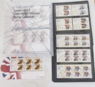 GB Stamps: With face value £400+, London 2012 Gold Medal Winners collection of Olympic and