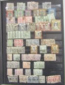 Stamps of Persia (Iran) & Turkey: Two stock-books & sleeve of definitives, commemoratives, official,