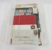 GB, Br Empire & World: Mainly QV-KGVI in small box with much GB line engraved including