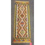 Chobi kilim runner, 147cm x 52cm