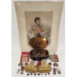Victorian medals and officer's dress epaulettes belonging to Colonel Samuel Bolton, C.B., 31st