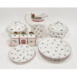 Villeroy & Boch Petite Fleur pattern Country Collection part dinner service, printed black marks,