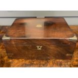 A 19th Century Mahogany Campaign Writing Slope