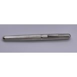 Yard-O-Led Sterling Silver Engine-Turned Barley Fountain Pen