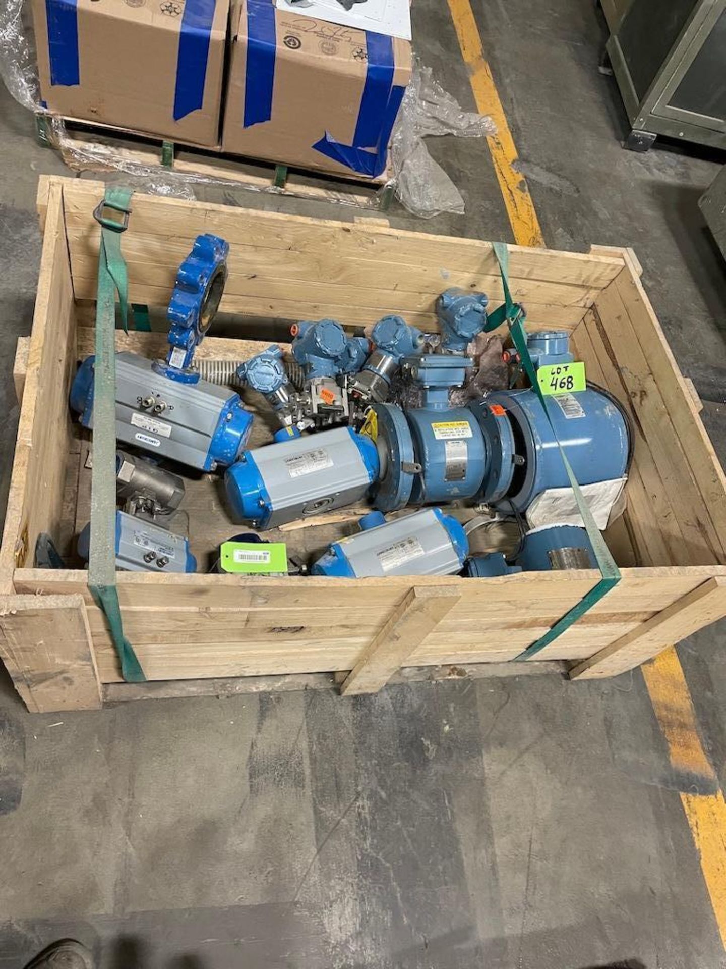 CRATE OF ASSORTED FLOW METERS AND SENSORS [SOUTH BAY]