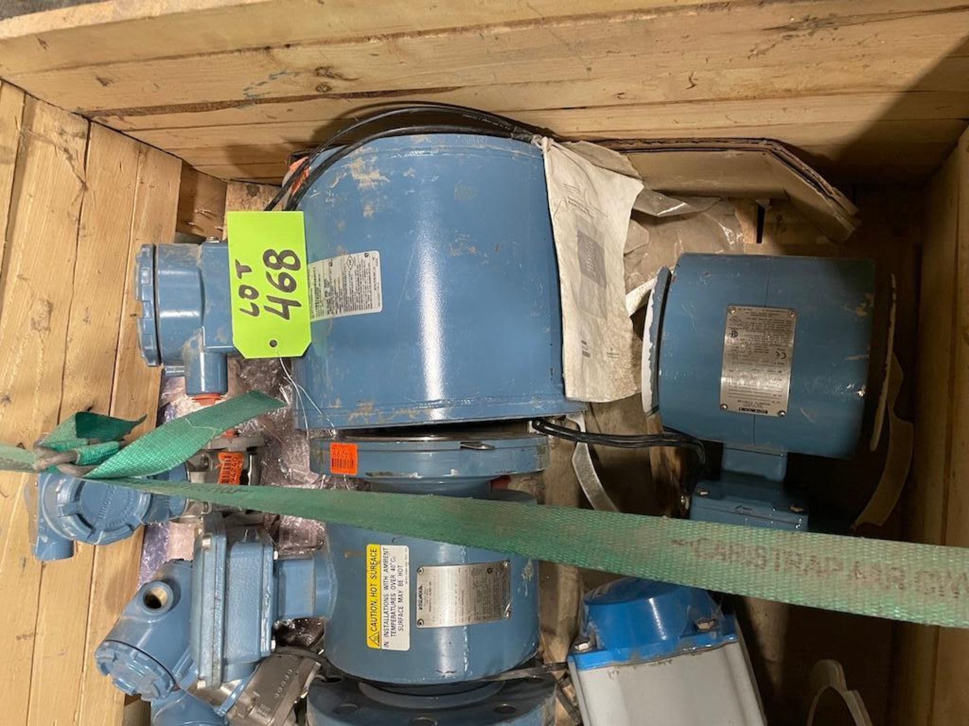 CRATE OF ASSORTED FLOW METERS AND SENSORS [SOUTH BAY]