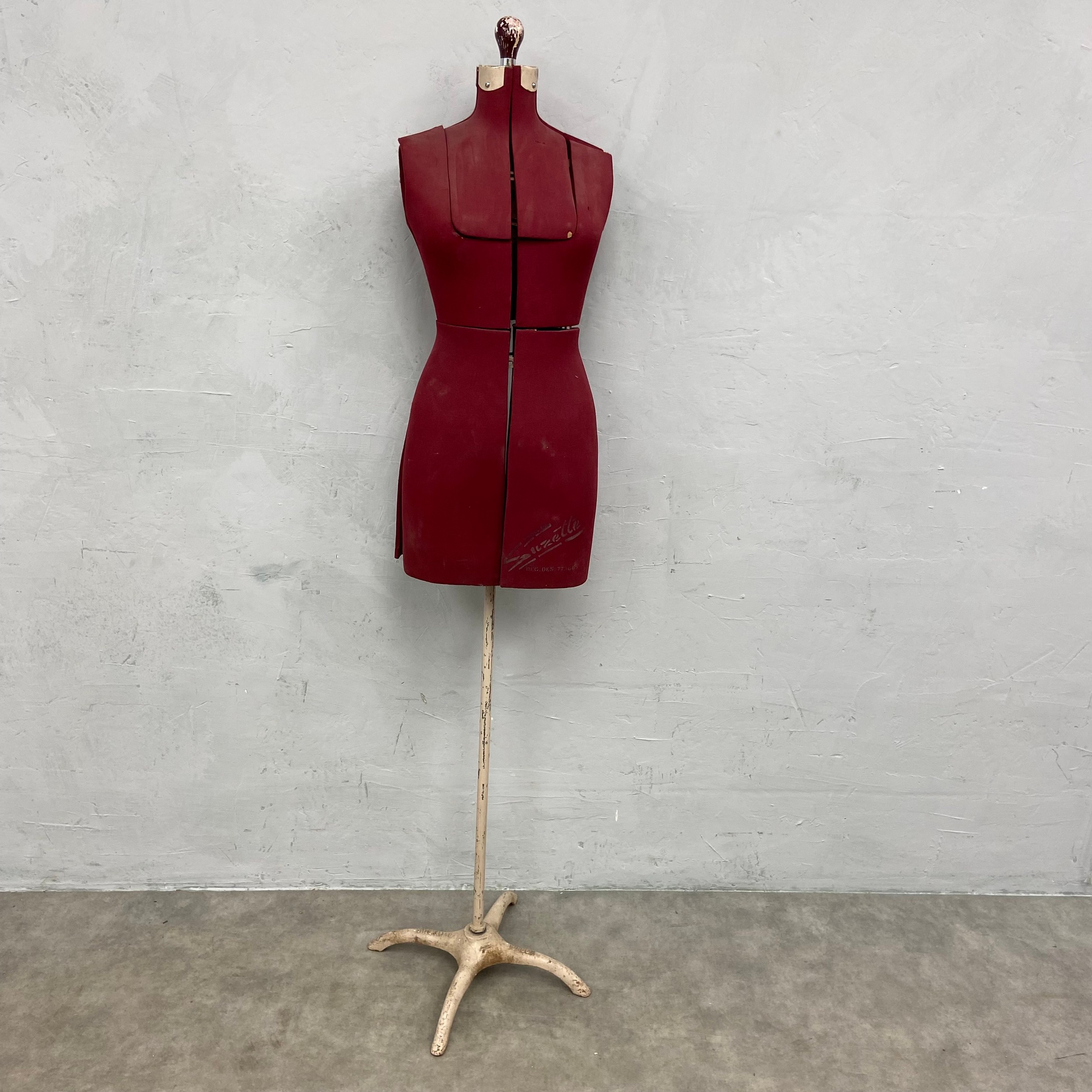 An early 20th century hand painted child's mannequin with articulated arms together with a vintage - Image 6 of 8