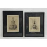 Sidney Lawton Smith (1848-1929), two late 19th century etchings depicting Royal Worcester and