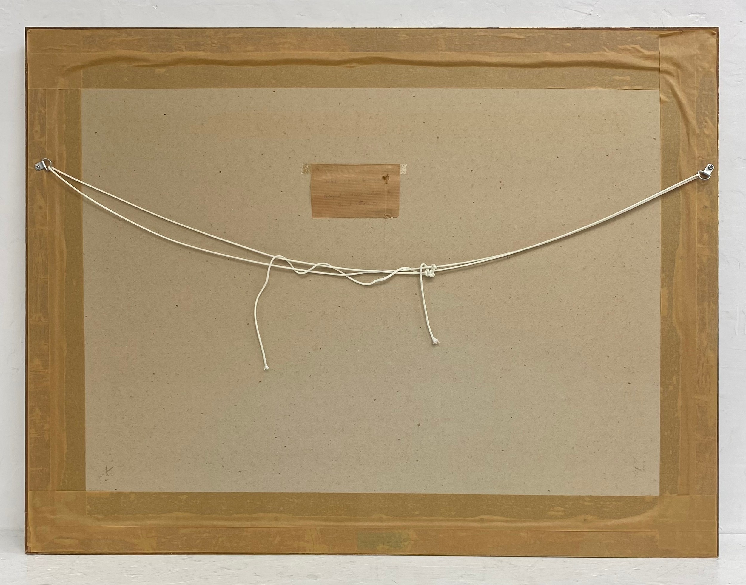 Cyril David Johnston (b.1946), a large modern watercolour titled 'Nay-Nay Geese' 1974, signed bottom - Image 4 of 5