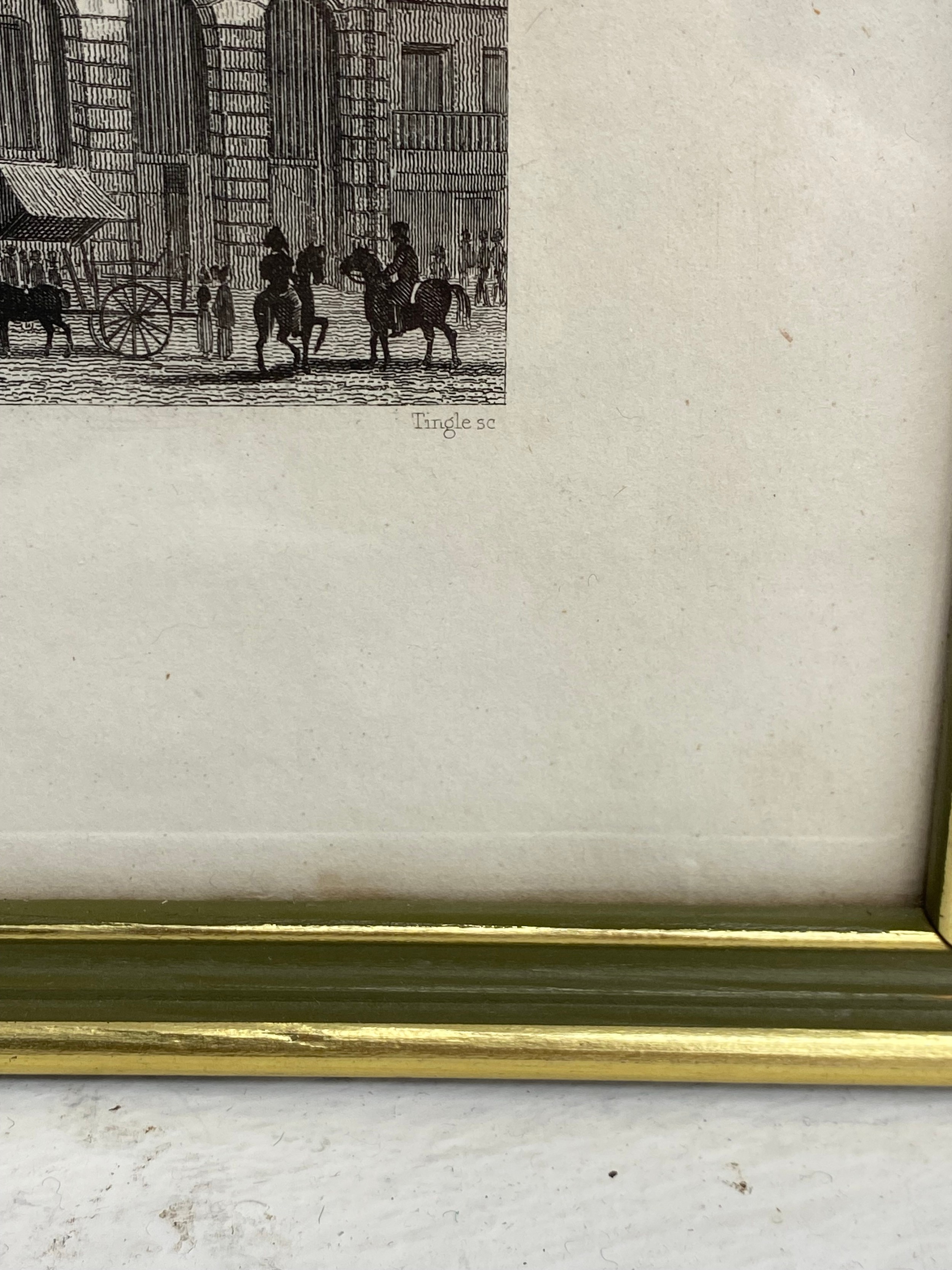 A set of eight French architectural engravings from 'Paris and it's Environs...the drawings made - Image 7 of 11