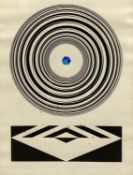 Per Kleiva (1933-2017), a mid-century limited edition op-art style serigraph titled 'A Sound of