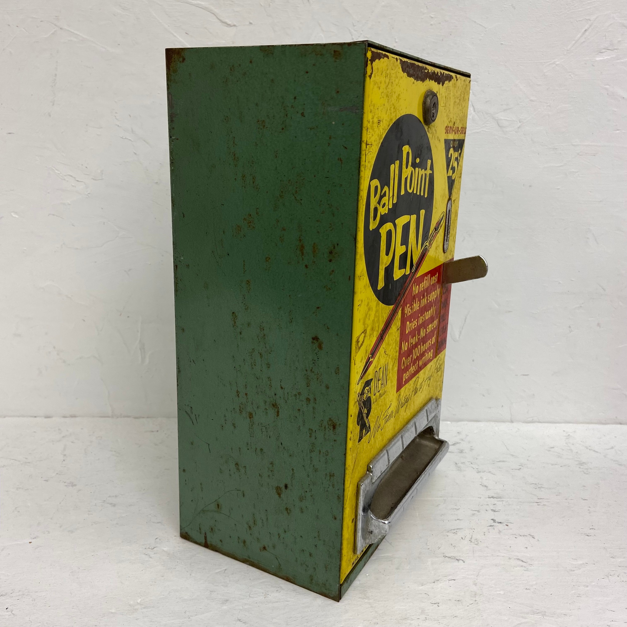 A vintage American Dean Rite Master ball point pen vending machine together with a Quiz gum-ball - Image 3 of 6