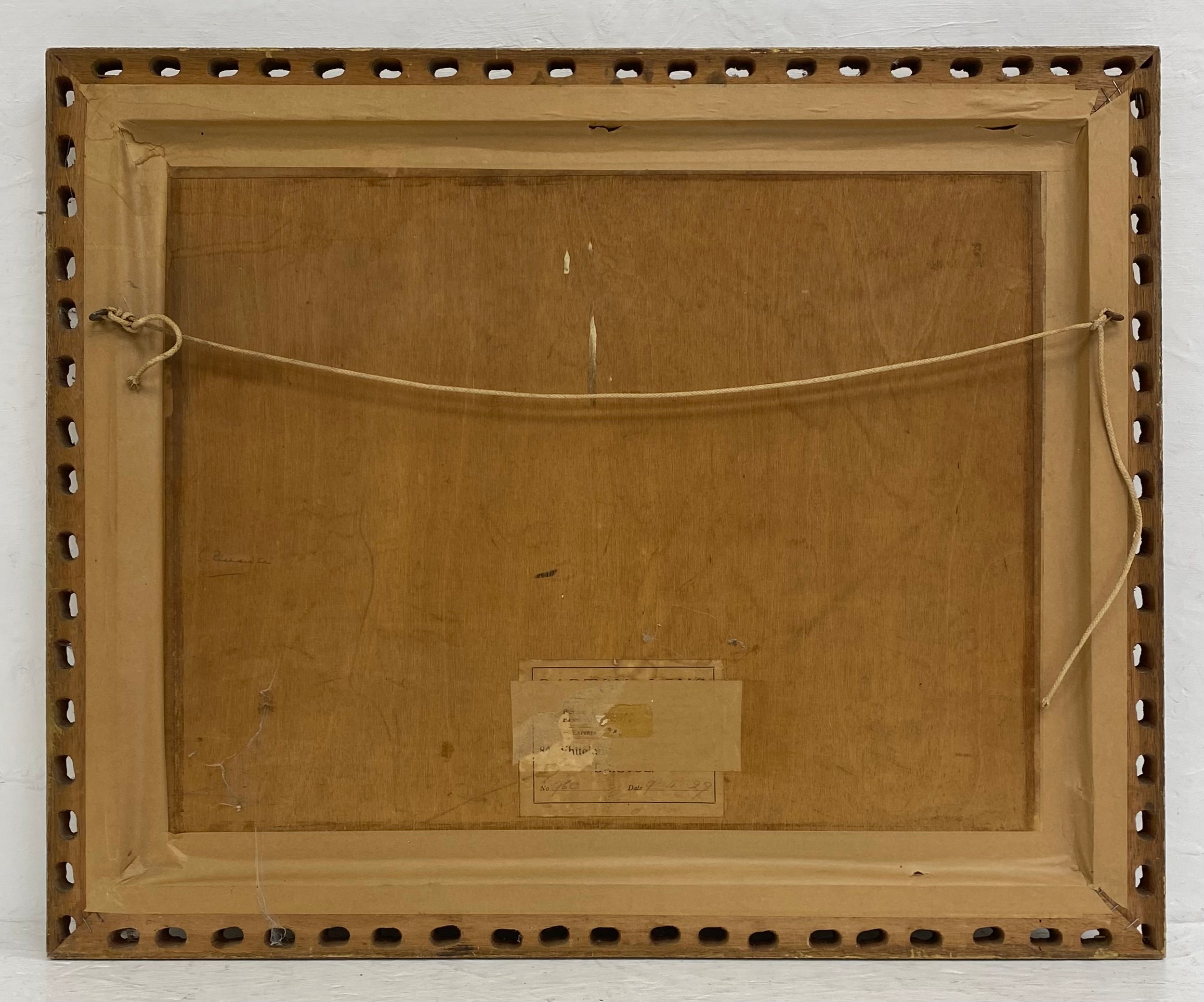 An early 20th century oil on board, still life flowers, by S. Richardson. Signed bottom left in a - Image 4 of 5