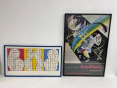 Helaine Blumenfeld (b.1942), a contemporary signed limited edition abstract figural lithograph