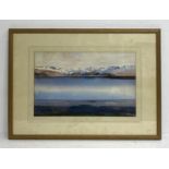 Mary Holden Bird (1900-1978), a large early 20th century watercolour depicting a mountainous