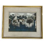 Alan Munro Reynolds (1926-2007), a modern Neo-Romantic acrylic and watercolour landscape on paper