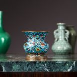 A CHINESE CLOISONNE ENAMEL ZHADOU, 19TH CENTURY OR EARLIER