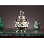 A JAPANESE MEIJI PERIOD SATSUMA WARE KORO