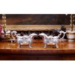PAUL DE LAMERIE: AN IMPORTANT PAIR OF STERLING SILVER SAUCE BOATS, C. 1737
