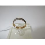 14K Gold Mourning Ring, 0.89g, Size L