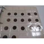 An album of British coins farthing - crown