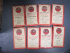 A large box of vintage OS Maps circa 1947