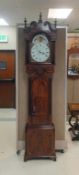 John Barnish Rochdale 18th C. Mahogany Tall Case Clock.