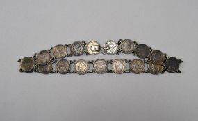 Columbian Exposition Half Dollar 19-Coin Belt.