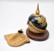 German Pickelhaube (Spiked Helmet).