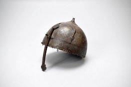 19th C. Indo Persian Khula Khud Helmet.