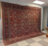 Persian Hand Knotted Wool Rug, 13' 7