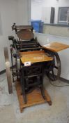 MANTON BROTHERS ANTIQUE PRINTING PRESS