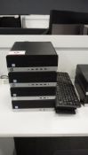 LOT - HP PRODESK 400 G5 SFF BUSINESS PC W/ INTEL CORE I5 8TH GEN CPU W/ KB & MOUSE (4 UNITS) (NO HDD