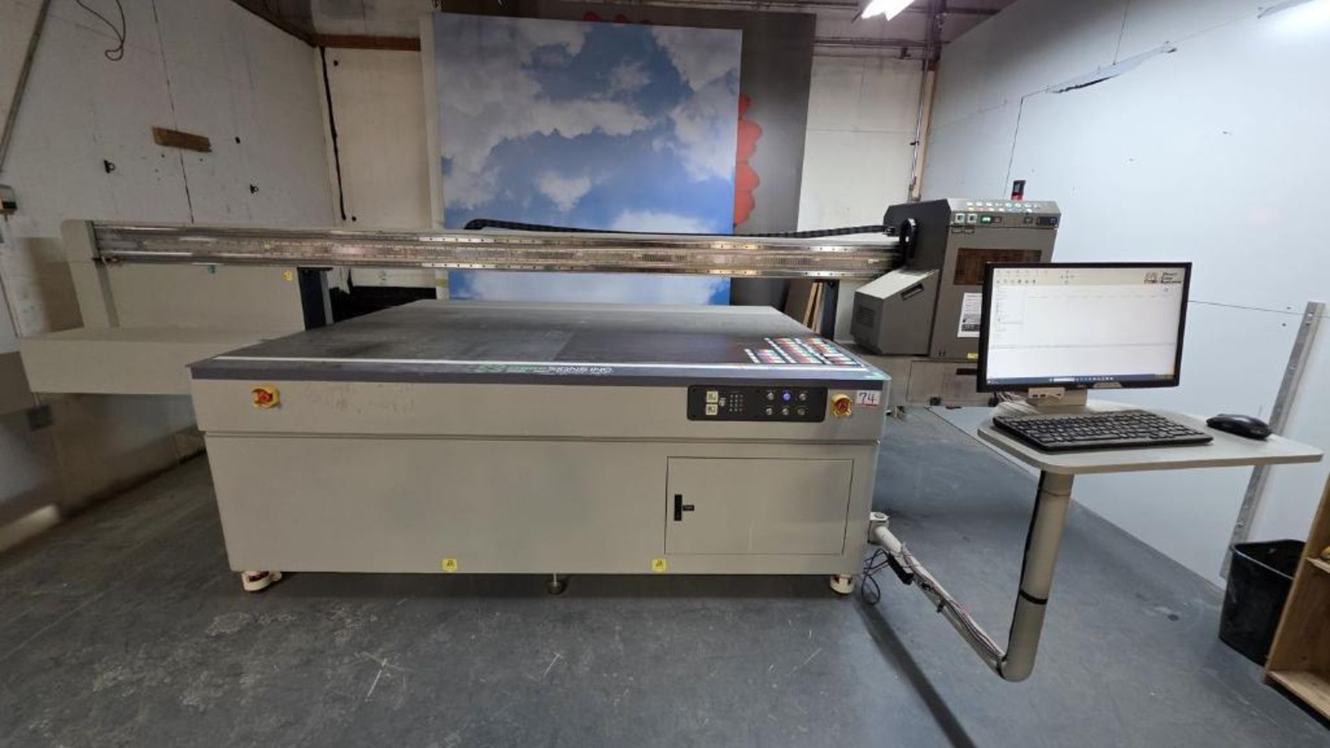 Direct Color Systems Colorbyte Rip 2021 DIRECT COLOR SYSTEMS MODEL UV-84DTS GEN 2 FLATBED LED PRINTER W/ 5 ...