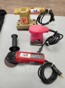 LOT - HILTI HG450 GRINDER & SKIL & B&D ASSD ELECTRIC SANDERS (3 PCS TOTAL)